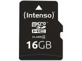 Описание и цена на Memory Card Intenso 16GB MicroSDHC Class 4 21MB/s inkl. SD Adapter