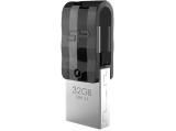 Silicon Power Dual USB Drive Mobile C31, SP032GBUC3C31V1K 32GB снимка №2