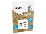 32GB Emtec Gold + Memory UHS-I U1 + Adapter снимка №2 Emtec Gold + Memory UHS-I U1 + Adapter 32GB снимка №2