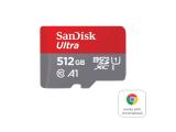 Описание и цена на Memory Card SanDisk 512GB Ultra microSDXC for Chromebook +Adapter, SDSQUAC-512G-GN6FA