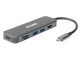 Flash ( флаш памет ) D-LINK 6-in-1 USB-C Hub with HDMI/Card Reader/Power Delivery DUB-2327 Флашка ( флаш памет ) D-LINK 6-in-1 USB-C Hub with HDMI/Card Reader/Power Delivery DUB-2327