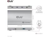 Club 3D Thunderbolt4 5-in-1 HUB > 3xThunderbolt/1xUSB Bu/Bu retail, CSV-1580 снимка №5 Club 3D Thunderbolt4 5-in-1 HUB > 3xThunderbolt/1xUSB Bu/Bu retail, CSV-1580 снимка №5