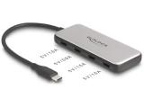 DeLock USB 10 Gbps USB Type-C Hub with 4x USB Type-C Female, 64261 снимка №2 DeLock USB 10 Gbps USB Type-C Hub with 4x USB Type-C Female, 64261 снимка №2