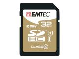 Flash ( флаш памет ) 32GB Emtec SDHC UHS-I U1 EliteGold, ECMSD32GHC10GP Флашка ( флаш памет ) Emtec SDHC UHS-I U1 EliteGold, ECMSD32GHC10GP