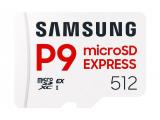 Описание и цена на Memory Card Samsung 512GB P9 Express microSDXC, 800 MB/s, UHS-I 90 MB/s U3, V30, A1 SFSAMMD512GMKT0