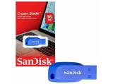 16GB SanDisk Cruzer Blade Blue, SDCZ50C-016G-B35BE снимка №2 SanDisk Cruzer Blade Blue, SDCZ50C-016G-B35BE 16GB снимка №2