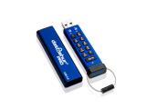 Описание и цена на USB Flash iStorage 128GB datAshur Pro blue / black, IS-FL-DA3-256-128