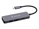 Flash ( флаш памет ) Verbatim USB-C Essentials Multiport HUB 4-Port, 32155 Флашка ( флаш памет ) Verbatim USB-C Essentials Multiport HUB 4-Port, 32155