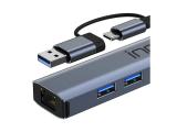 INCA 5-Port Hub IUTP-5T USB-C/A->3xUSB-A3.0/RJ45 5Gbit/s large снимка №3 INCA 5-Port Hub IUTP-5T USB-C/A->3xUSB-A3.0/RJ45 5Gbit/s large снимка №3