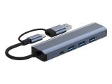 INCA 5-Port Hub IUTP-5T USB-C/A->3xUSB-A3.0/RJ45 5Gbit/s large снимка №4 INCA 5-Port Hub IUTP-5T USB-C/A->3xUSB-A3.0/RJ45 5Gbit/s large снимка №4