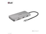 Club 3D CSV-1594 USB‑C 5Gbps 9‑in‑1 Hub HDMI 4K60Hz VGA USB‑A×2 RJ45 SD/MicroSD USB‑C Female  снимка №2