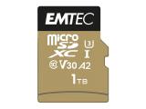 Флаш памет Emtec microSDXC 1TB UHS-I U3 V30 A2 SpeedIN, ECMSDM1TXC. Цена и спецификации. Флаш памет Emtec microSDXC 1TB UHS-I U3 V30 A2 SpeedIN, ECMSDM1TXC. Цена и спецификации.