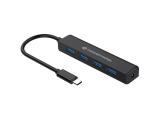 Флаш памет Conceptronic 4-Port Hub USB-C3.2Gen1->4xA3.0 without network. sw, CTC4USB3. Цена и спецификации.