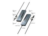 ICY BOX 9-in-1 Hub USB 3.2 with Type-C/Type-A connector, IB-HUB1743-CPD снимка №2 ICY BOX 9-in-1 Hub USB 3.2 with Type-C/Type-A connector, IB-HUB1743-CPD снимка №2