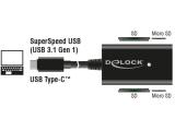 DeLock USB 3.1 Gen 1 Card Reader USB Type-C Stecker 4 Slots, 91740 снимка №2 DeLock USB 3.1 Gen 1 Card Reader USB Type-C Stecker 4 Slots, 91740 снимка №2