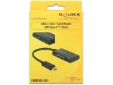 DeLock USB 3.1 Gen 1 Card Reader USB Type-C Stecker 4 Slots, 91740 снимка №3 DeLock USB 3.1 Gen 1 Card Reader USB Type-C Stecker 4 Slots, 91740 снимка №3