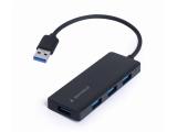 Gembird 4 port USB 3.0 Hub UHB C344, UHB-U3P4-03  снимка №2