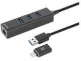 Флаш памет Manhattan 3-Port USB 3.0 Type-C/A Combo Hub + Network Adapter, 180894. Цена и спецификации. Флаш памет Manhattan 3-Port USB 3.0 Type-C/A Combo Hub + Network Adapter, 180894. Цена и спецификации.