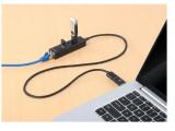 Manhattan 3-Port USB 3.0 Type-C/A Combo Hub + Network Adapter, 180894 снимка №5 Manhattan 3-Port USB 3.0 Type-C/A Combo Hub + Network Adapter, 180894 снимка №5