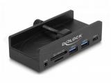 Флаш памет DeLock External USB 5 Gbps 3 Port Hub 2 x USB Type-A, 1 x USB Type-C and 2 Slot Card Reader with Locking Screw, 64285. Цена и спецификации. Флаш памет DeLock External USB 5 Gbps 3 Port Hub 2 x USB Type-A, 1 x USB Type-C and 2 Slot Card Reader with Locking Screw, 64285. Цена и спецификации.