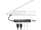 LogiLink  Hub 4 Port, USB-C to 2xUSB-C 3.2 + 2xUSB-A 3.2, UA0412  снимка №4