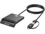 Флаш памет Manhattan chip card reader with USB-C / USB-A combo connector, 102759. Цена и спецификации. Флаш памет Manhattan chip card reader with USB-C / USB-A combo connector, 102759. Цена и спецификации.