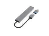 Hama USB хъб, 4 порта, USB 3.2 Gen 1, 5 Gbit/s, ултратънък, вкл. USB-C адаптер, 200141 снимка №2 Hama USB хъб, 4 порта, USB 3.2 Gen 1, 5 Gbit/s, ултратънък, вкл. USB-C адаптер, 200141 снимка №2