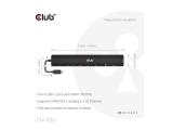 Club 3D USB-C 10in1 HUB >HDMI/3xUSB-C/3xUSB/LAN 8K30Hz PD140W retail, CSV-2550 снимка №5 Club 3D USB-C 10in1 HUB >HDMI/3xUSB-C/3xUSB/LAN 8K30Hz PD140W retail, CSV-2550 снимка №5