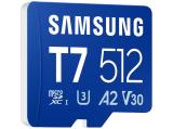 512GB Samsung T7 microSDXC UHS-I Card 512GB U3, V30, A2 MB-MB512T/WW снимка №3 Samsung T7 microSDXC UHS-I Card 512GB U3, V30, A2 MB-MB512T/WW 512GB снимка №3