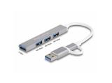 DeLock USB hub USB-C / USB-A - 3 x USB-A 2.0 + 1 x USB-A 5 Gbps снимка №2 DeLock USB hub USB-C / USB-A - 3 x USB-A 2.0 + 1 x USB-A 5 Gbps снимка №2
