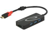 Флаш памет DeLock USB HUB USB3.1 TypeC -> 3x TypeA +2x SD slot black, 62900. Цена и спецификации. Флаш памет DeLock USB HUB USB3.1 TypeC -> 3x TypeA +2x SD slot black, 62900. Цена и спецификации.