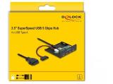 DeLock Front Panel 3.5 USB 5 Gbps 4 x USB Type-A, 64166 снимка №5 DeLock Front Panel 3.5 USB 5 Gbps 4 x USB Type-A, 64166 снимка №5