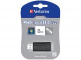 Verbatim Store ’n’ Go Pin Stripe black  8GB снимка №3