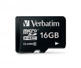 Описание и цена на Memory Card Verbatim 16GB microSDHC Class 10 