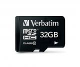 Описание и цена на Memory Card Verbatim 32GB microSDHC Class 10