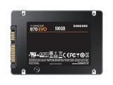 Твърд диск 500GB Samsung 870 EVO MZ-77E500B/EU SATA 3 (6Gb/s) SSD