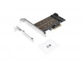 HDD диск Makki M2 SSD NVMe+SATA (M-key+B-key) to PCI Express 3.0 4x adapter PCI-E преходник/адаптер за монтаж Твърд диск Makki M2 SSD NVMe+SATA (M-key+B-key) to PCI Express 3.0 4x adapter PCI-E преходник/адаптер за монтаж