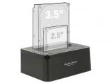 DeLock USB 3.0 Dual Docking Station for 2 x SATA HDD / SSD with Clone Function аксесоари докинг станция снимка №4