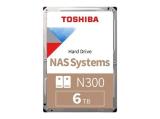 Твърд диск 6TB (6000GB) Toshiba N300 NAS Hard Drive HDWG460UZSVA SATA 3 (6Gb/s) мрежов