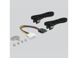 DeLock 5.25 Mobile Rack for 1 x 2.5 + 1 x 3.5 SATA HDD + 2 x USB 3.0 ports аксесоари преходник/адаптер за монтаж снимка №6