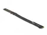 Описание и цена на преходник/адаптер за монтаж  DeLock Riser Card M.2 Key M Extension NVMe with 20 cm cable