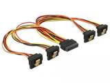 HDD диск DeLock Кабел Power SATA - 4 x SATA 15 Pin, 30cm SATA кабел Твърд диск DeLock Кабел Power SATA - 4 x SATA 15 Pin, 30cm SATA кабел
