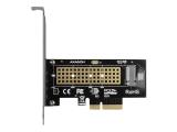 Описание и цена на преходник/адаптер за монтаж  Axagon PCEM2-N PCIe NVMe M.2 adapter