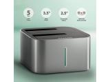 Axagon ADSA-DC SuperSpeed USB DUAL 2.5"/3.5" HDD/SSD DUAL dock аксесоари докинг станция снимка №2
