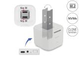 DeLock Станция USB-C, За 2 x M.2 NVMe PCIe SSD, Клониране аксесоари докинг станция снимка №2