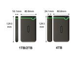 Transcend StoreJet 25M3 Green - Gray твърд диск външен снимка №3