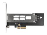 DeLock Mobile Rack PCI Express Card for 1 x M.2 NMVe SSD Low Profile  аксесоари преходник/адаптер за монтаж снимка №3