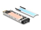 DeLock Mobile Rack PCI Express Card for 1 x M.2 NMVe SSD Low Profile  аксесоари преходник/адаптер за монтаж снимка №5