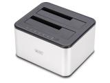 Описание и цена на докинг станция  Digitus Docking USB ->2x 2,5/3,5 SATA HHD, SSD silver