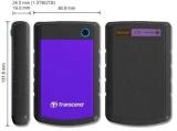 Transcend StoreJet 25H3P Purple твърд диск външен снимка №2 Transcend StoreJet 25H3P Purple твърд диск външен снимка №2